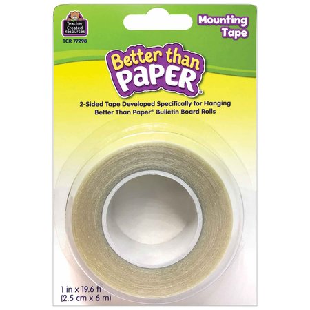 TEACHER CREATED RESOURCES Better Than Paper® Mounting Tape, 1in x 19.6ft, PK3 TCR77298